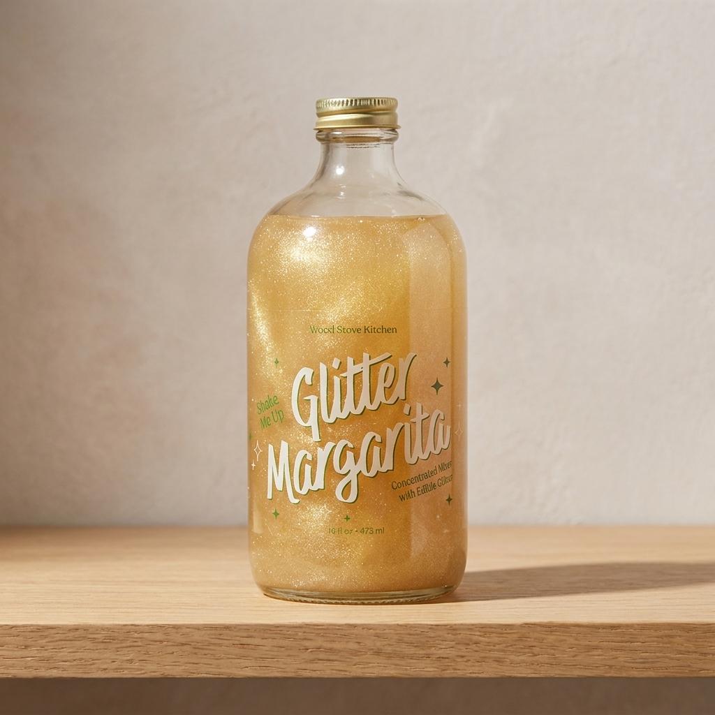 Sparkling Glitter Golden Margarita Mixer Sparkling Glitter Golden Margarita Mixer