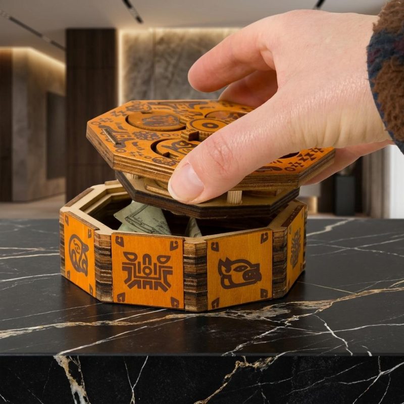 The Secret Temple Wooden Puzzle Chest 2