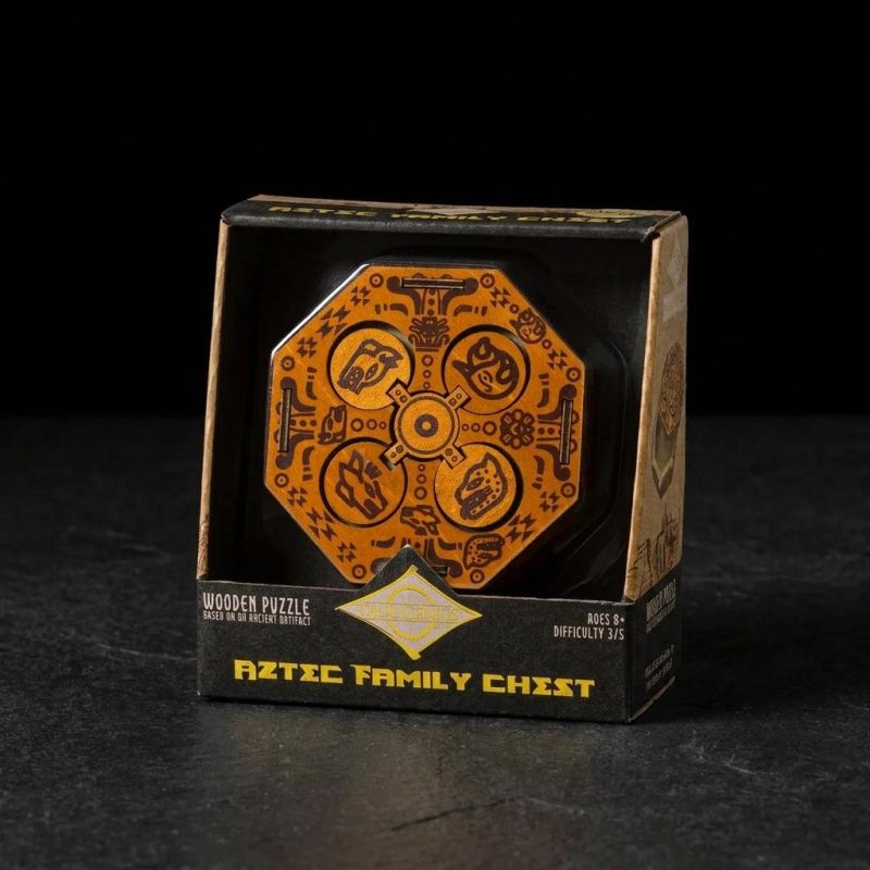 The Secret Temple Wooden Puzzle Chest