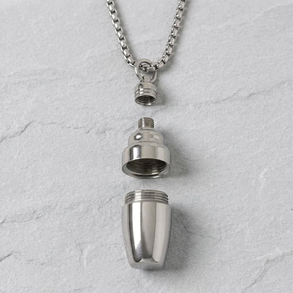 Tiny Cocktail Shaker Necklace (1) Tiny Cocktail Shaker Necklace (1)