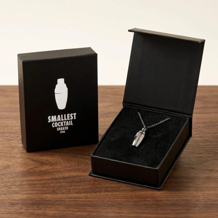 Tiny Cocktail Shaker Necklace (4)