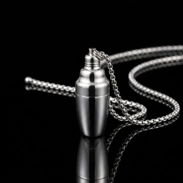 Tiny Cocktail Shaker Necklace (5)