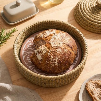 Traditional Bread Warming Set With Lid 1