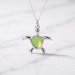 Turtle Of Transformation Sea Glass Necklace