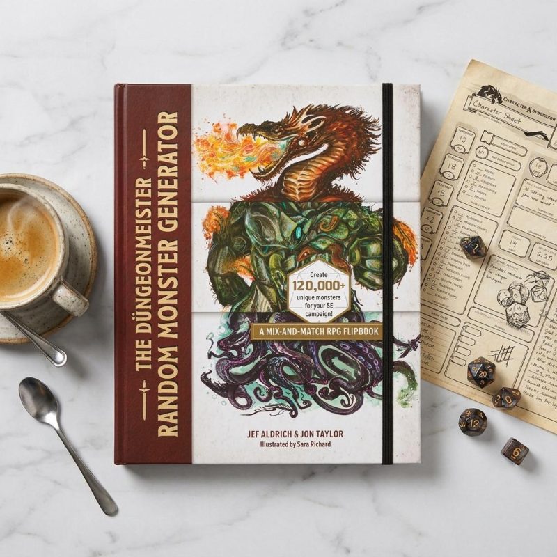 Ultimate Flip & Mix Random Rpg Monster Generator Book