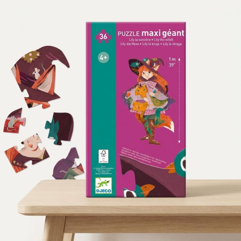 Whimsical Forest Adventurer Giant Floor Puzzle