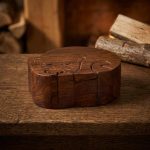 Wooden Sleeping Cat Secret Storage Box (2)