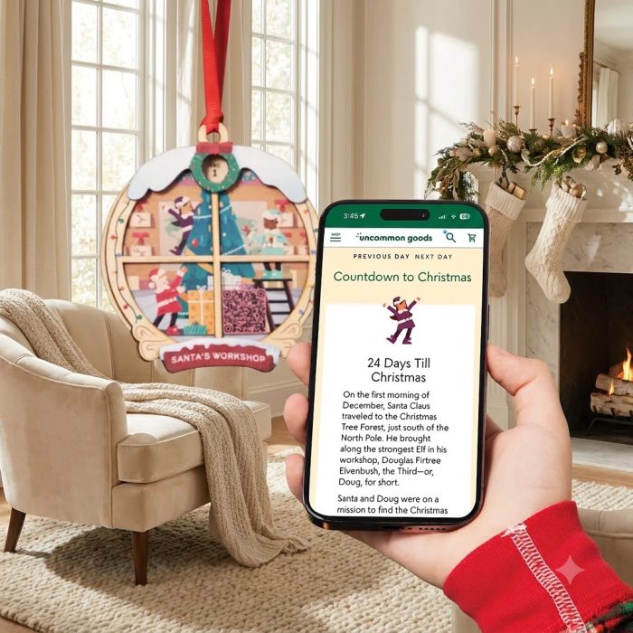25-day Countdown To Christmas Qr Advent Ornament 2