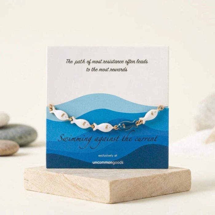 Adjustable Swimming Against The Current Bracelet 1