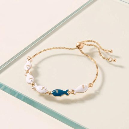 Adjustable Swimming Against The Current Bracelet