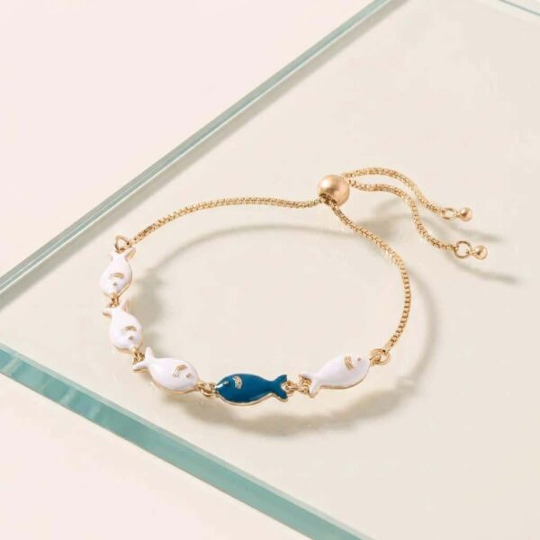 Adjustable Swimming Against The Current Bracelet