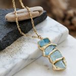 Aquamarine Ebb And Flow Pendant 2