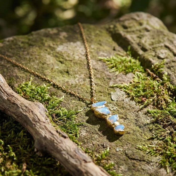 Aquamarine Ebb And Flow Pendant
