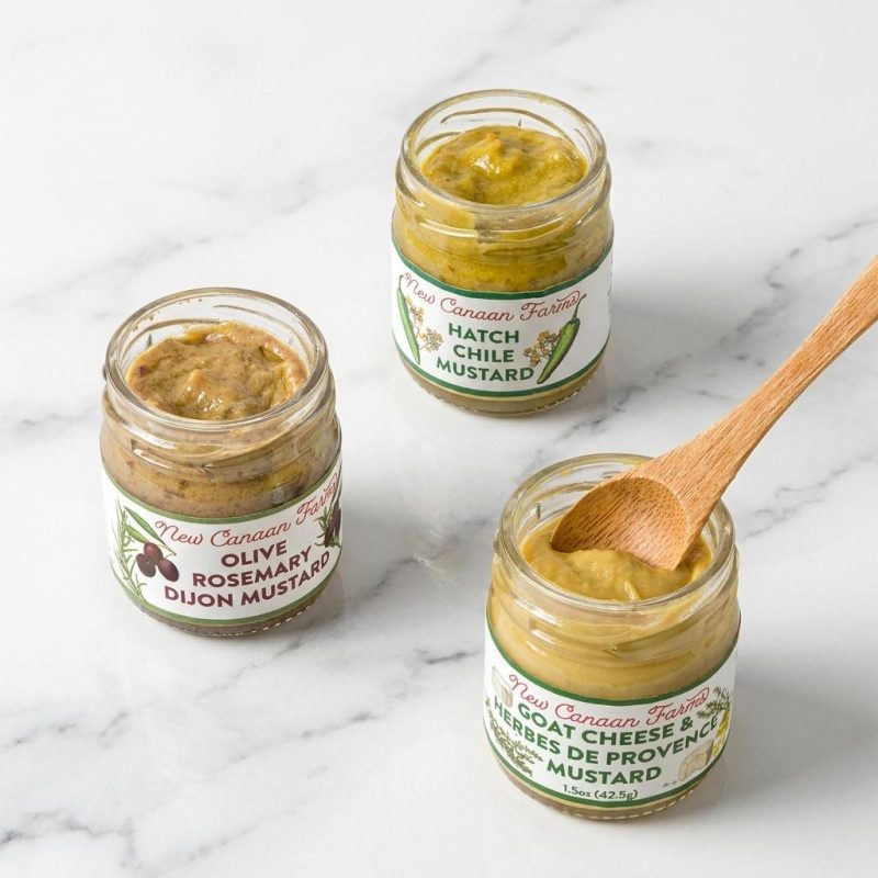 Artisan Gourmet Flavored Mustard Sampler Trio