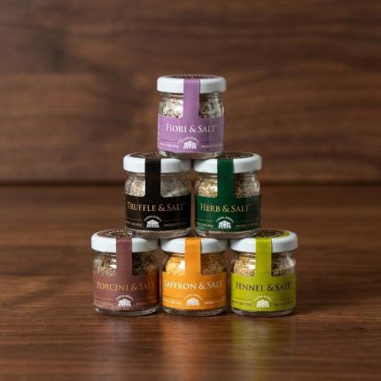 Artisan Italian Gourmet Sea Salts Gift Tower