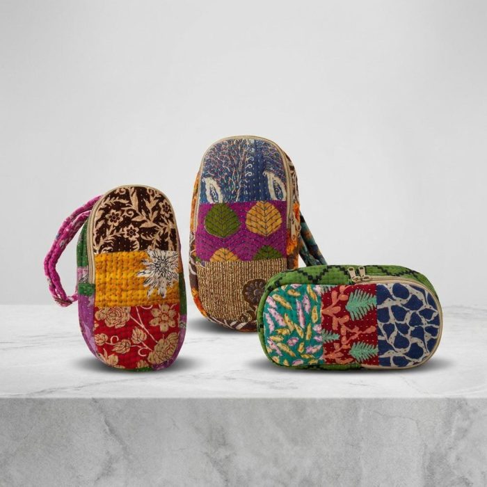 Artisan Repurposed Kantha Sling Bag 3