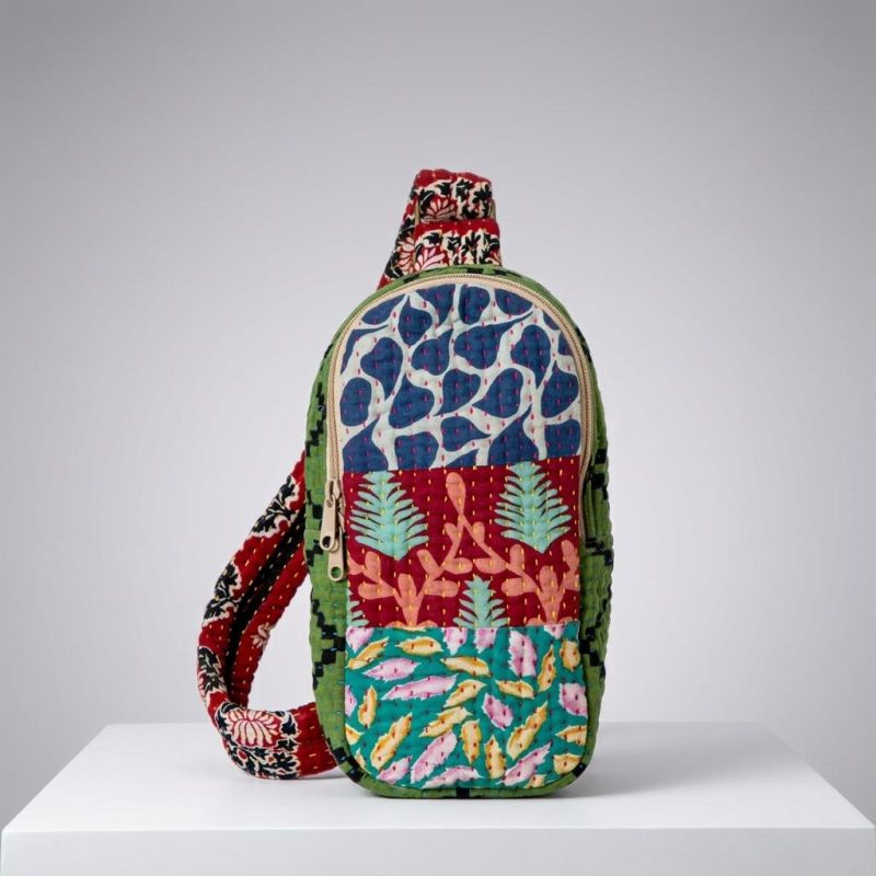 Artisan Repurposed Kantha Sling Bag