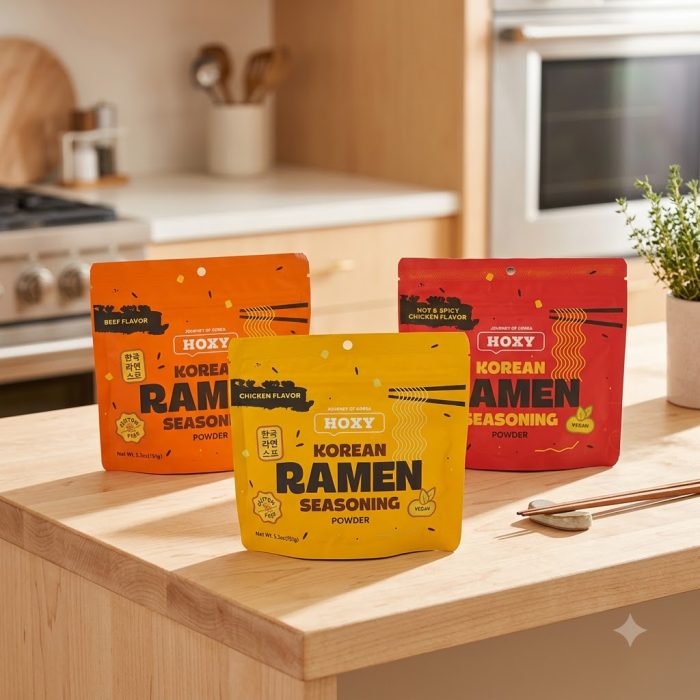 Authentic Korean Ramen Seasoning Trio 2