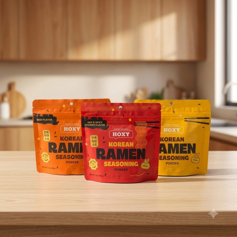 Authentic Korean Ramen Seasoning Trio