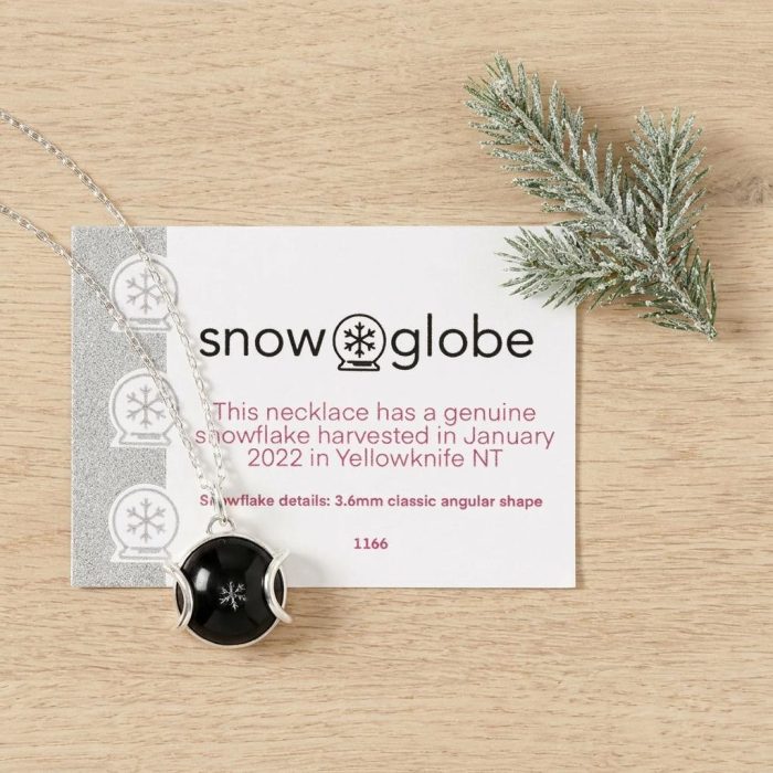 Authentic Real Snowflake Forever Necklace 1