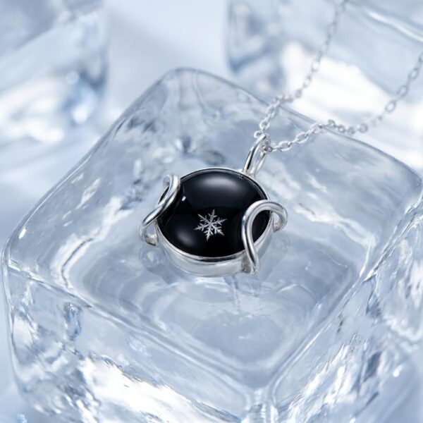 Authentic Real Snowflake Forever Necklace