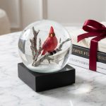Beautiful Comforting Cardinal Snow Globe 1