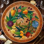 Beautiful Life In Bloom Wooden Lazy Susan
