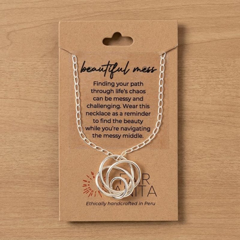 Beautiful Mess Sterling Silver Necklace