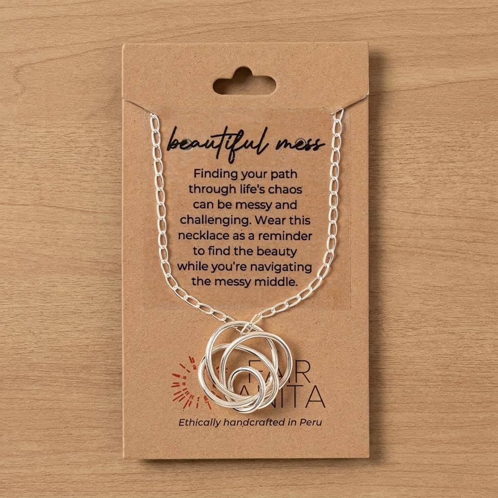 Beautiful Mess Sterling Silver Necklace Beautiful Mess Sterling Silver Necklace