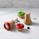 Beechwood Apple Core Salt & Pepper Grinders 3