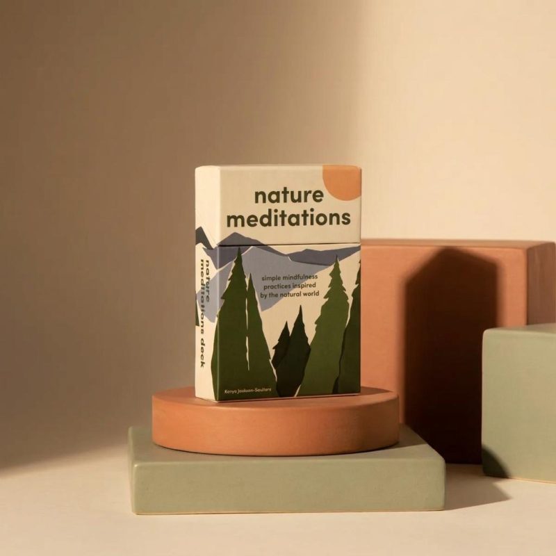 Calming Nature Meditations Deck