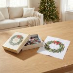Cardinal Wreath 1,000-piece Gold Foiled Puzzle