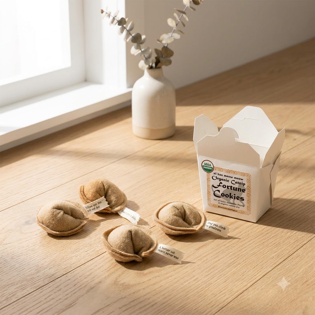 Catnip Fortune Cookie Toy 2 Catnip Fortune Cookie Toy 2