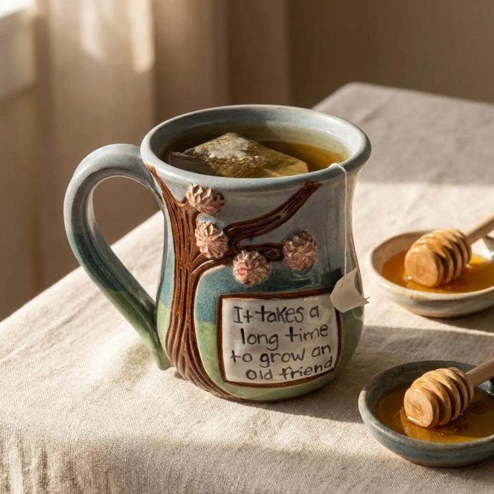 Ceramic Old Friends Keepsake Mug 2