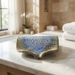 Ceramic Self Draining Soap Dish 1