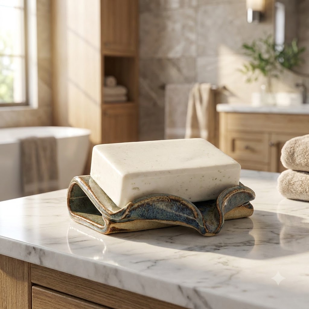 Ceramic Self Draining Soap Dish Ceramic Self Draining Soap Dish