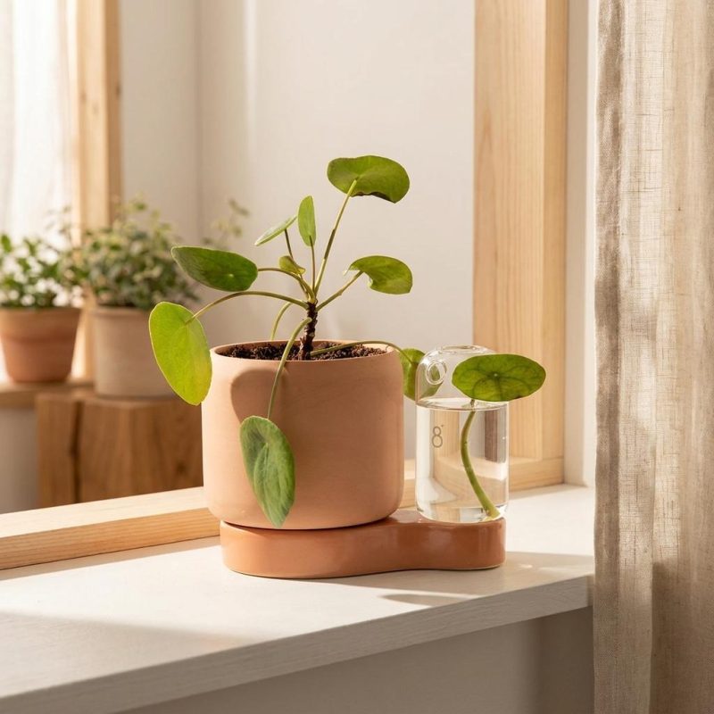 Ceramic Self-watering Planter & Propagation Station