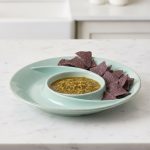 Ceramic Swirling Chip & Dip Platter 3