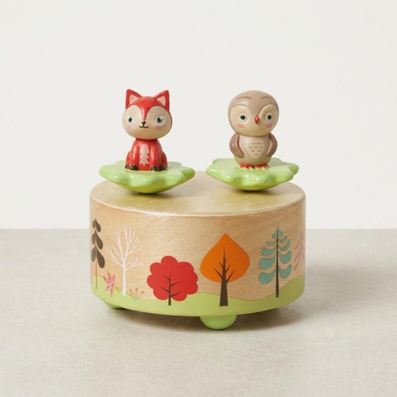 Charming Woodland Melody Dance & Spin Music Box