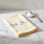 Cheerful Yellow Butter Tea Towel 2