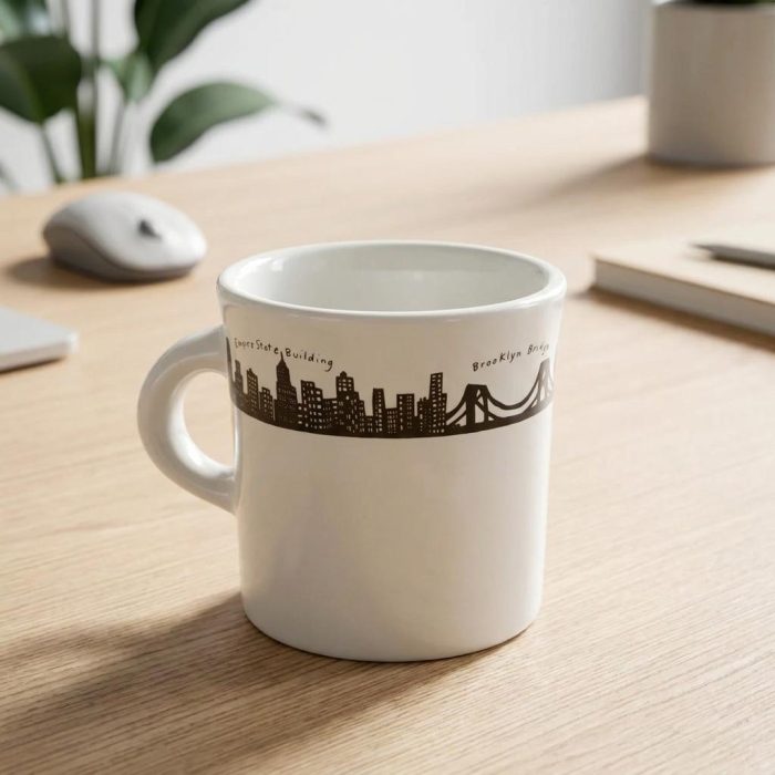 Classic Nyc Skyline Diner Mug 1