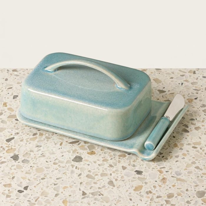 Clever No Mess Porcelain Butter Dish 1