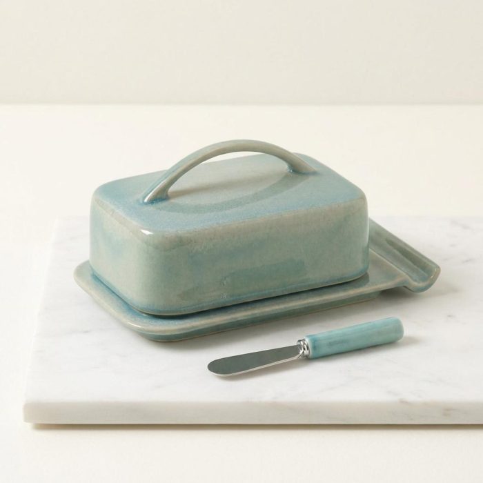 Clever No Mess Porcelain Butter Dish 2