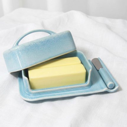 Clever No Mess Porcelain Butter Dish