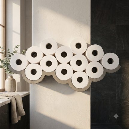 Cloudy Day Toilet Paper Storage 1