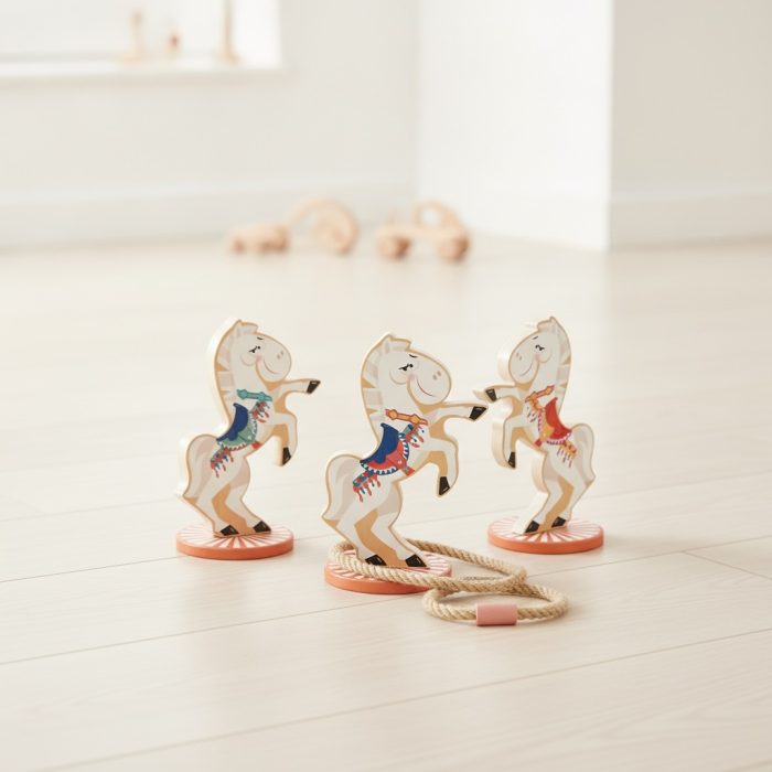 Colorful Lasso A Horse Indoor Outdoor Ring Toss Game Set 2