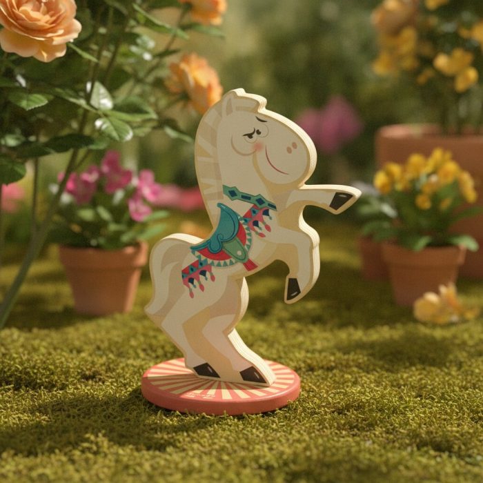 Colorful Lasso A Horse Indoor Outdoor Ring Toss Game Set