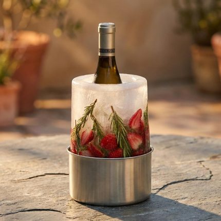 Creative Decorative Ice Mold Bottle Chiller