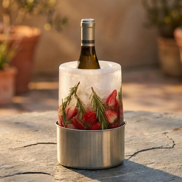 Creative Decorative Ice Mold Bottle Chiller