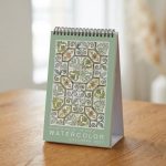 Creative Year Of Guided Watercolor Painting Desk Calendar 1